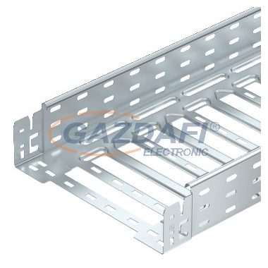 OBO 6059536 SKSM 830 FS Sksm Kábeltálca gyorsösszekötővel, perforált 85x300x3050mm szalaghorganyzott acél