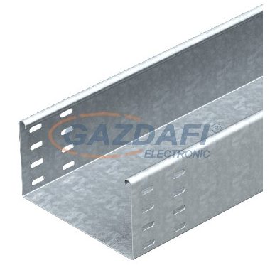 OBO 6063438 SKSU 120 FS Kábeltálca Sksu perforálás nélkül, összekötőfurattal 110x200x3000mm szalaghorganyzott acél