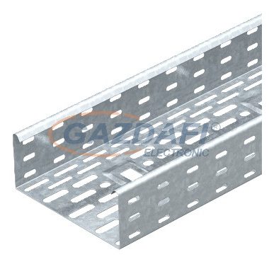 OBO 6086519 DKS 830 FT Kábeltálca Dks perforált, padlóátvezetővel 85x300x3000mm merítetten tűzihorganyzott acél