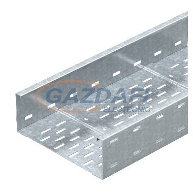 OBO 6098115 WKSG 130 FS Nagyfesztávú Kábeltálca perforált, fenékbordával 110x300x6000mm szalaghorganyzott acél