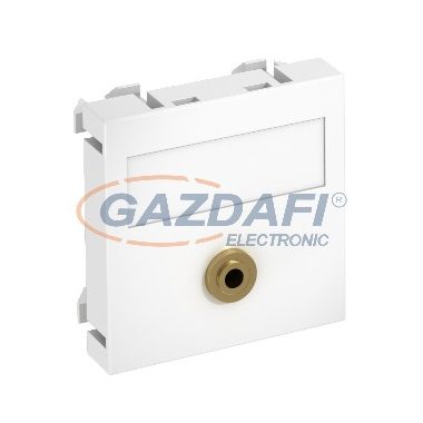 OBO 6104952 MTG-MK L AL1 Modul 45 Mini Jack Csatlakozó Aljzat hüvely egyenes csatlakozás 45x45mm festett alumínium polikarbonát