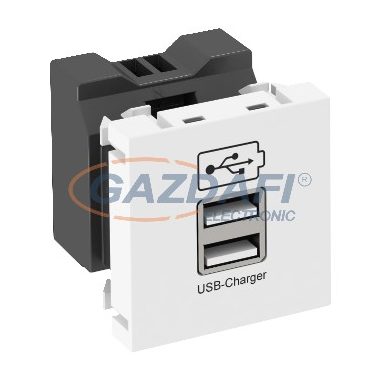 OBO 6105293 MTG-2UC1.2 SWGR1 Usb-Töltő 1,2 A 45x45mm szürkésfekete polikarbonát