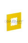 OBO 6109834 VH-P2 Fedlap VH, EK és EKR szerelvény beépítéshez 95x95mm sárga poliamid