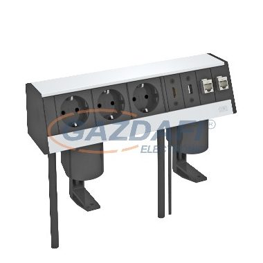 OBO 6116961 DB-MH1B3 D3S2K Deskbox rögzítővel eloxált alumínium