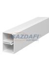 OBO 6150640 WDK-N25040RW Fali És Mennyezeti Csatorna szegezhető füllel/fenékperf. 25x40x2000mm hófehér PVC