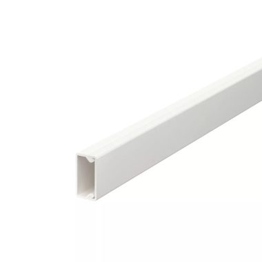 OBO 6150756 WDK10020CW Fali És Mennyezeti Csatorna fenékperforálással 10x20x2000mm krémfehér PVC