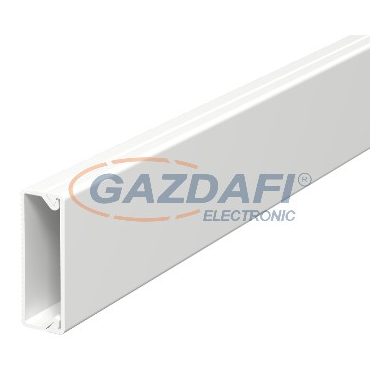 OBO 6150772 WDK10030CW Fali És Mennyezeti Csatorna fenékperforálással 10x30x2000mm krémfehér PVC