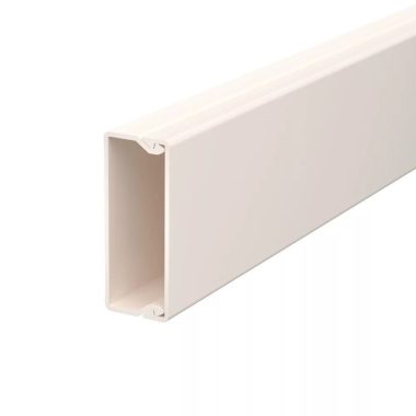 OBO 6168701 WDK20050CW Fali És Mennyezeti Csatorna fenékperforálással 20x50x2000mm krémfehér PVC