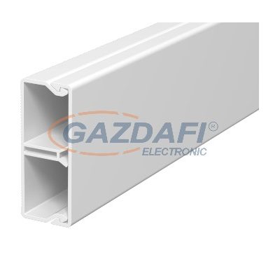 OBO 6168728 WDK-N20050CW Fali És Mennyezeti Csatorna szegezhető füllel/fenékperf. 20x50x2000mm krémfehér PVC