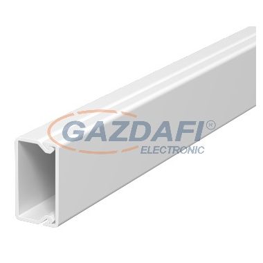 OBO 6175390 WDKH-15030RW Fali És Mennyezeti Csatorna halogénmentes 15x30x2000mm hófehér Polikarbonát/Akrilnitril-butadién-sztirol