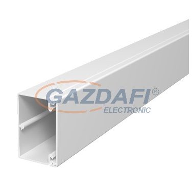 OBO 6175410 WDKH-40060RW Fali És Mennyezeti Csatorna halogénmentes 40x60x2000mm hófehér Polikarbonát/Akrilnitril-butadién-sztirol