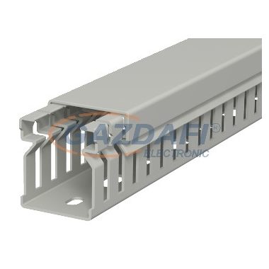 OBO 6178005 LK4 30025 Vezetékrendező Csatorna 30x25x2000mm kőszürke PVC