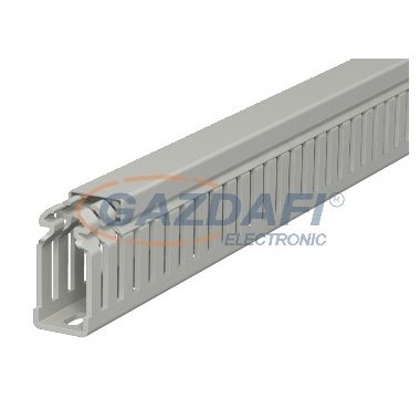 OBO 6178310 LKV 50025 Vezetékrendező Csatorna 50x25x2000mm kőszürke PVC