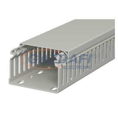 OBO 6178316 LKV 50075 Vezetékrendező Csatorna 50x75x2000mm kőszürke PVC