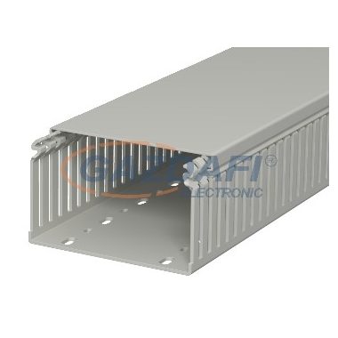 OBO 6178330 LKV 75125 Vezetékrendező Csatorna 75x125x2000mm kőszürke PVC