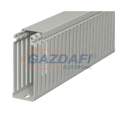 OBO 6178334 LKV 10037 Vezetékrendező Csatorna 100x37x2000mm kőszürke PVC