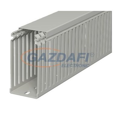 OBO 6178336 LKV 10050 Vezetékrendező Csatorna 100x50x2000mm kőszürke PVC