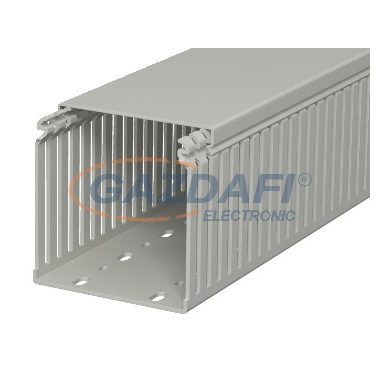 OBO 6178341 LKV 100100 Vezetékrendező Csatorna 100x100x2000mm kőszürke PVC