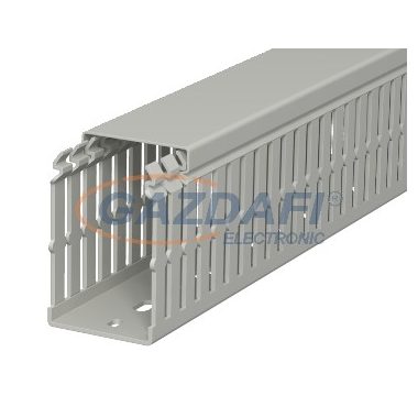 OBO 6178424 LKV N 75050 Vezetékrendező Csatorna 75x50x2000mm kőszürke PVC