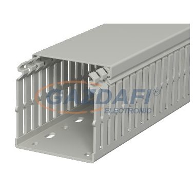 OBO 6178426 LKV N 75075 Vezetékrendező Csatorna 75x75x2000mm kőszürke PVC