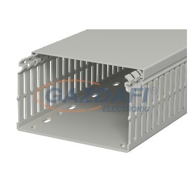 OBO 6178430 LKV N 75125 Vezetékrendező Csatorna 75x125x2000mm kőszürke PVC