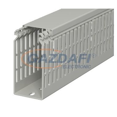 OBO 6178437 LKV N 10050 Vezetékrendező Csatorna 100x50x2000mm kőszürke PVC