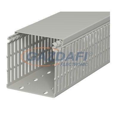 OBO 6178441 LKV N 100100 Vezetékrendező Csatorna 100x100x2000mm kőszürke PVC