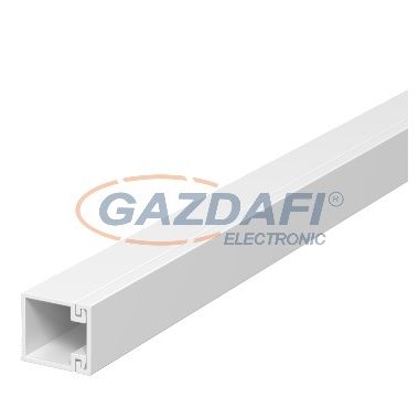 OBO 6191002 WDK15015RW Fali És Mennyezeti Csatorna fenékperforálással 15x15x2000mm hófehér PVC