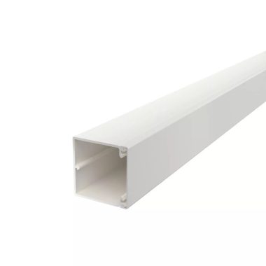 OBO 6191193 WDK60060RW Fali És Mennyezeti Csatorna fenékperforálással 60x60x2000mm hófehér PVC