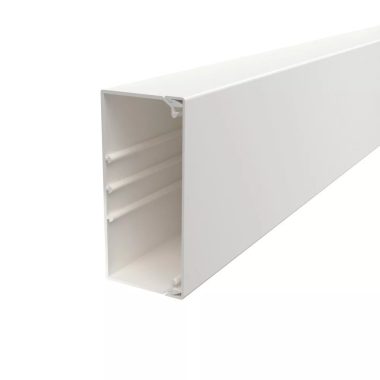 OBO 6191223 WDK60130RW Fali És Mennyezeti Csatorna fenékperforálással 60x130x2000mm hófehér PVC