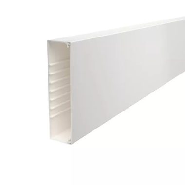 OBO 6191274 WDK60230RW Fali És Mennyezeti Csatorna fenékperforálással 60x230x2000mm hófehér PVC