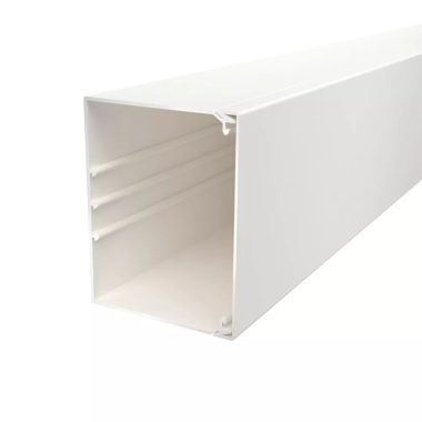 OBO 6191347 WDK100130RW Fali És Mennyezeti Csatorna fenékperforálással 100x130x2000mm hófehér PVC