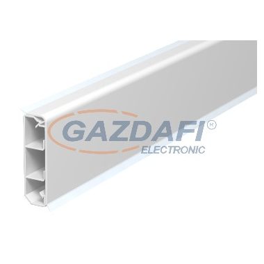 OBO 6199202 SKL-70DRW Padlószegély-Csatorna tömítőajakkal 70x20x2000mm hófehér PVC