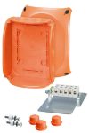 HENSEL FK 1608 Fireproof polycarbonate box, 155x210x92 mm, E30, E90, IP65