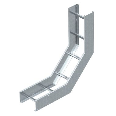 OBO 6230458 WLBS 90 164 FT 90°-Os Sarokidom, Emelkedő 160-as nagyfesztávú kábellétrához 160x400mm merítetten tűzihorganyzott acél