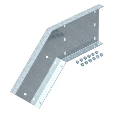 OBO 6232663 WRWV 200 V FT 45° Függőleges Sarokösszekötő 200-as nagyfesztávú kábellétrához 200x500mm merítetten tűzihorganyzott acél