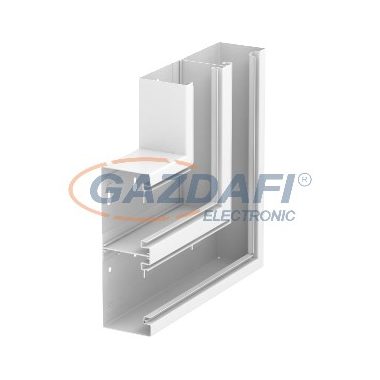 OBO 6278420 GS-DFS70210RW Lapos Sarokelem emelkedő szimmetrikus 70x210mm hófehér acél