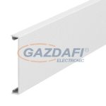   OBO 6278780 GK-OTKRW Vezetékcsatorna Fedél bordázott 80x2000mm hófehér PVC