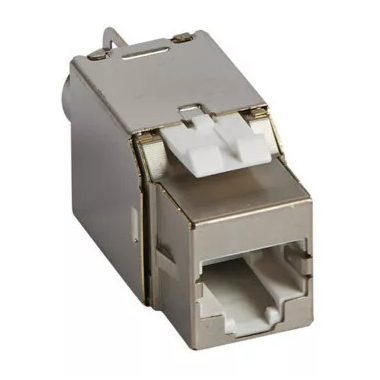 LEGRAND 632704 RJ45 Keystone port Cat5e shielded (STP) with C110 connector 180° 100MHz 1Gigabit