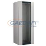   LEGRAND 646300 hálózati állószekrény 19" 24U MAG: 1226 SZÉL: 600 MÉLY: 600 szürke üvegajtós MAX: 400 kg készreszerelt Linkeo