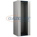   LEGRAND 646368 hálózati állószekrény 19" 42U MAG: 2026 SZÉL: 600 MÉLY: 600 szürke üvegajtós MAX: 400 kg lapraszerelt Linkeo