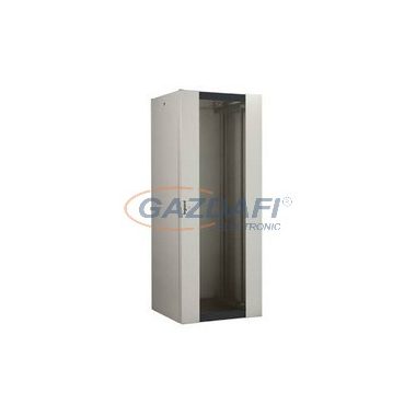 LEGRAND 646373 hálózati/szerver állószekrény 19" 42U MAG: 2026 SZÉL: 800 MÉLY: 1000 szürke üvegajtós MAX: 400 kg lapraszerelt Linkeo