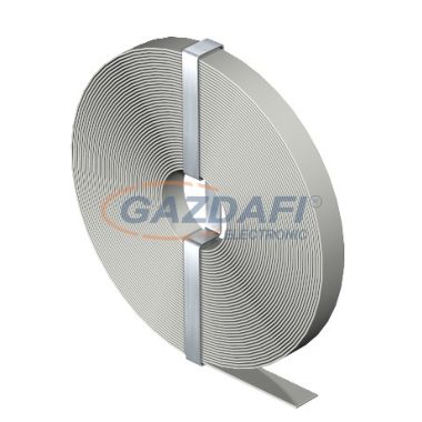 OBO 6490018 574 G STGR Feszítőszalag műanyag bevonattal 17x1,0 25m galvanikusan horganyzott kőszürke