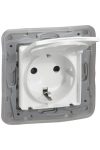 LEGRAND 664632 Niloé 2P + F socket with flap nail and beige child protection