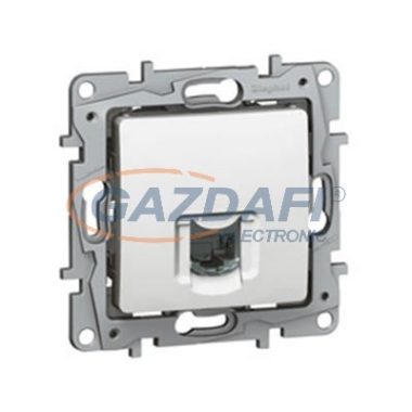 LEGRAND 664777 Niloé 1xRJ45 Cat6 FTP aljzat köröm nélkül fehér