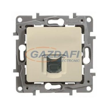 LEGRAND 664875 Niloé 1xRJ45 Cat.6 STP aljzat, csavaros, köröm nélkül, bézs