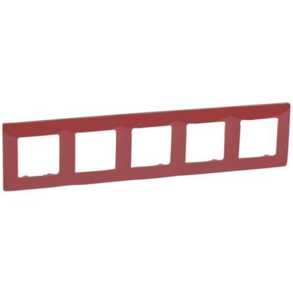 LEGRAND 665025 Niloé frame 5 is red