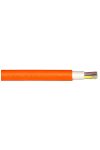  NHXH-J 3x10mm2 Cablu fără halogen rezistent la foc FE180 / E90 cu durata de funcționare 90 minute RE 0,6 / 1kV portocaliu