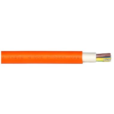 NHXH-O 1x70 mm2 Cablu fără halogen rezistent la foc FE180 / E90 cu durata de funcționare 90 minute RM 0,6 / 1kV portocaliu
