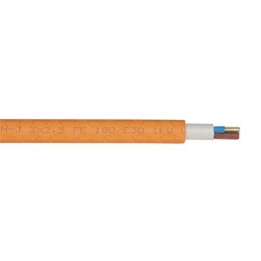 NHXH-O 1x240 mm2 Fire-resistant halogen-free cable FE180 / E30 with 30 minutes of service life RE 0.6 / 1kV orange